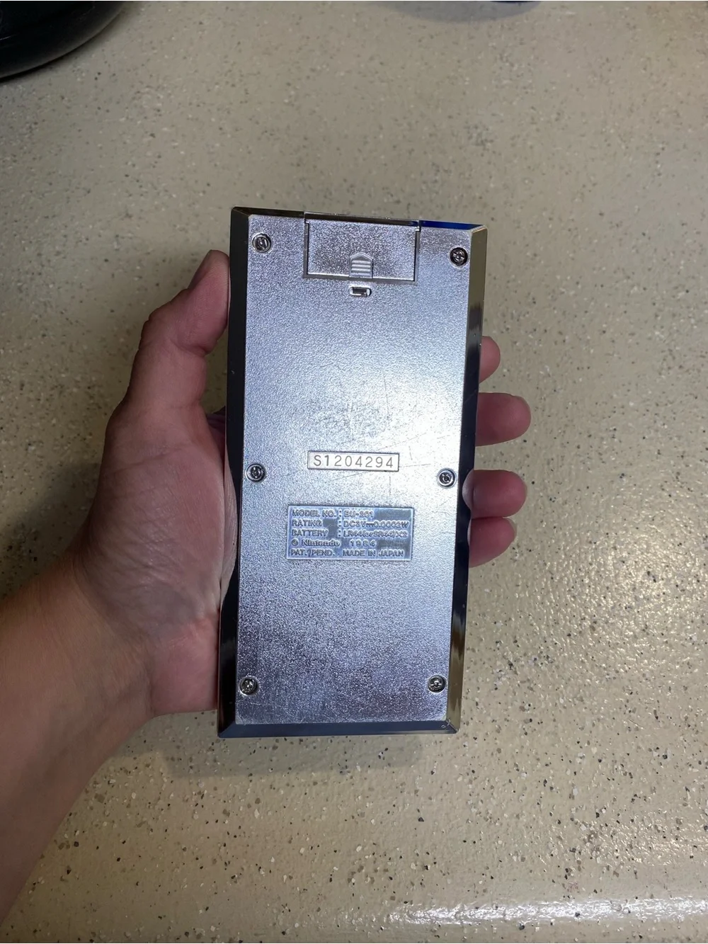 Nintendo SuperColor Spitball Sparky Handheld Console - Silver